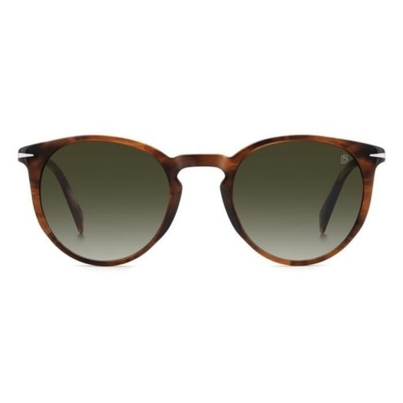 New DAVID BECKHAM Brown Square DB 1139/S EX49K Sunglasses Women - Picture 2 of 4